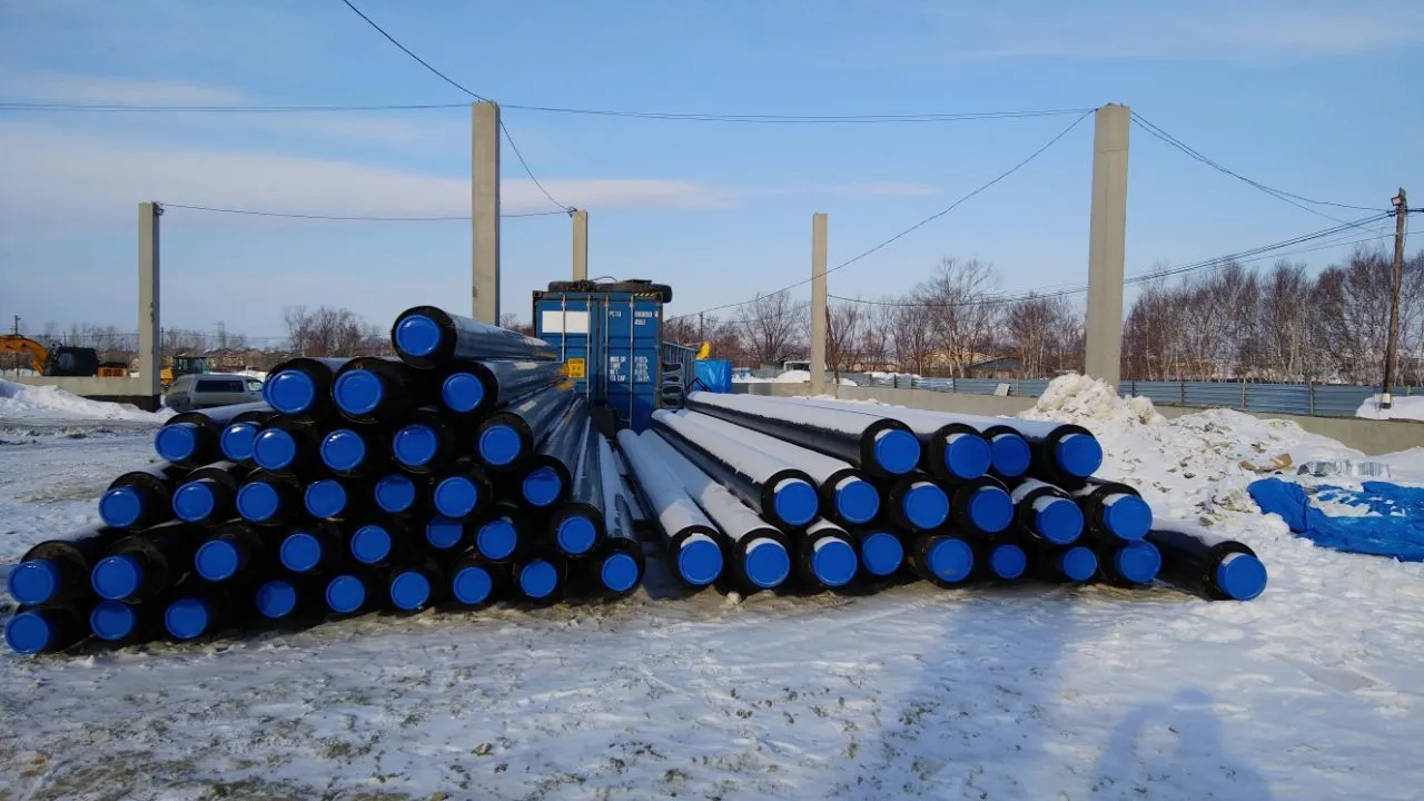 Стальные трубы в ППУ изоляции 100 мм производства «Альфа-тех» в Саратове